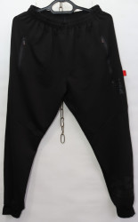 Спортивные штаны мужские (black) оптом 52863479 02-3