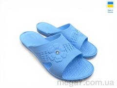 Шлепки, Rai shoes оптом Камінь квітка блакитний