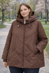 Куртки демисезонные женские БАТАЛ оптом 89540716 638-109