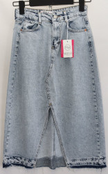 Юбки джинсовые женские MIELE WOMAN оптом 98032671 214-93