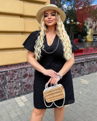 Платья женские БАТАЛ оптом 83479125 439-208