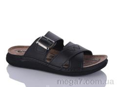 Шлепки, Oscar оптом 01-13 чорний к.