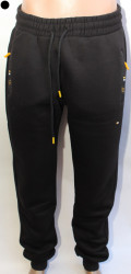 Спортивные штаны мужские на байке (black) оптом 20964513 3016-20