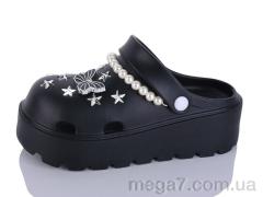 Кроксы, Alimama-Girnaive оптом 8165 чорний