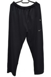Спортивные штаны мужские БАТАЛ (черный) оптом 97640135 08-27