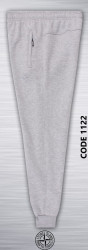 Спортивные штаны мужские на флисе (серый) оптом 29016457 1122-24