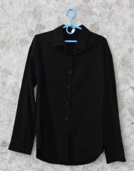 Рубашки женские BASE (черный) оптом BASE 93724506 A8281-45