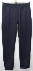 Спортивные штаны женские БАТАЛ (dark blue) оптом 37154806 02-7