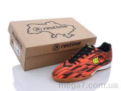 Футбольная обувь, Restime оптом Restime DMB21419 black-orange