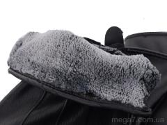 Перчатки, RuBi оптом R204М кожзам-махра black