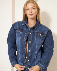 Куртки джинсовые женские CRACPOT оптом 39715624 6292-1