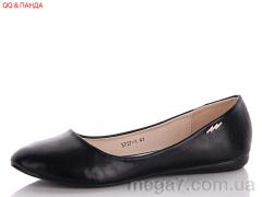 Балетки, QQ shoes оптом XF27-1B black