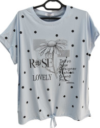 Футболки женские БАТАЛ оптом 79621834 26-16-142