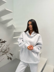 Худи на флисе женские оптом 85473290 5683-49