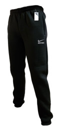 Спортивные штаны юниор на флисе (черный) оптом Турция 27584316 01-5