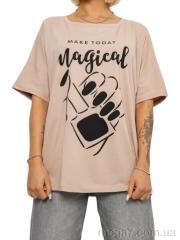 Футболка, Massmag оптом 6605 бежевий