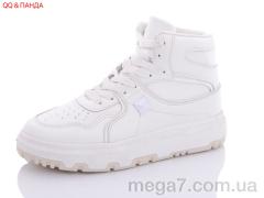 Кроссовки, QQ shoes оптом BK72 white