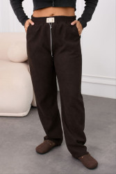 Брюки жіночі на флісі ПОЛУБАТАЛ оптом -