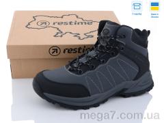 Ботинки, Restime оптом Restime PMZ23132 grey