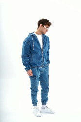 Куртки джинсовые мужские оптом Турция 03851467 03-7
