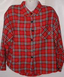 Рубашки женские JJF ПОЛУБАТАЛ оптом 18056247 701-54