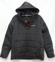 Куртки зимние мужские БАТАЛ на меху (черный) оптом 86507914 70-11