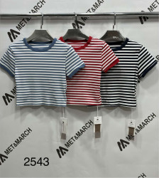 Футболки женские (черный) оптом 71352069 2543-43