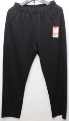 Спортивные штаны мужские БАТАЛ (black) оптом 12893547 112-8
