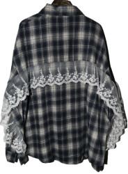 Сорочки жіночі ПОЛУБАТАЛ оптом NANA 