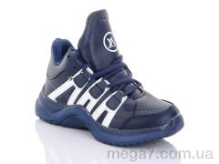 Кроссовки, Waldem оптом 144 blue-white уценка