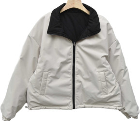 Куртки двухсторонние демисезонные женские оптом 85673910 2621-206