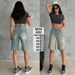 Шорты джинсовые женские NEVA оптом 73849061 4243-12