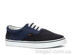 Слипоны, Katyo оптом 2797 black-dk.blue