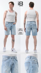 Шорти джинсові чоловічі I8DENIM оптом THREE BLACK 