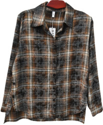 Рубашки женские ПОЛУБАТАЛ оптом 51976340 3505-342