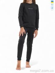 Термобелье, Sport style оптом Дитяча термо білизна дівчинка CLM чорний