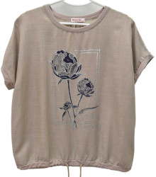 Футболки женские БАТАЛ оптом 79823614 7603-33