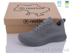 Кроссовки, Restime оптом Restime WWL24003 d.grey
