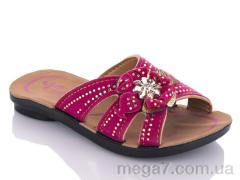 Шлепки, DeMur оптом K26-Elena 1 fuchsia (25-29)