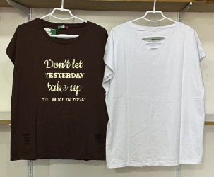 Футболки женские БАТАЛ оптом 02374819 2295-178