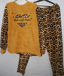 Ночные пижамы женские ARCAN БАТАЛ на флисе оптом 26897430 1322-20