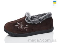 Тапки, Lot Shoes оптом N2202 коричневий