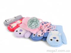 Варежки, Королева оптом CAP J1003 mix