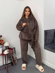 Нічні піжами жіночі БАТАЛ (3-ка) оптом