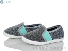 Слипоны, CROSSOPT оптом BE112 black