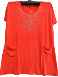 Футболки женские БАТАЛ оптом 07349251 356-4