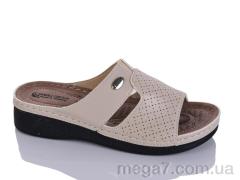 Шлепки, Sali-2 оптом 209-04 бежевий