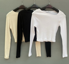 Лонгсливи (чорні) жіночі оптом ---