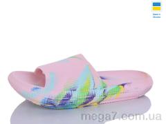 Шлепки, SANLIN 2 оптом --- 024 рожевий папуга