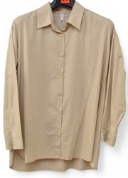 Рубашки женские BASE БАТАЛ оптом 38064972 C6037-117